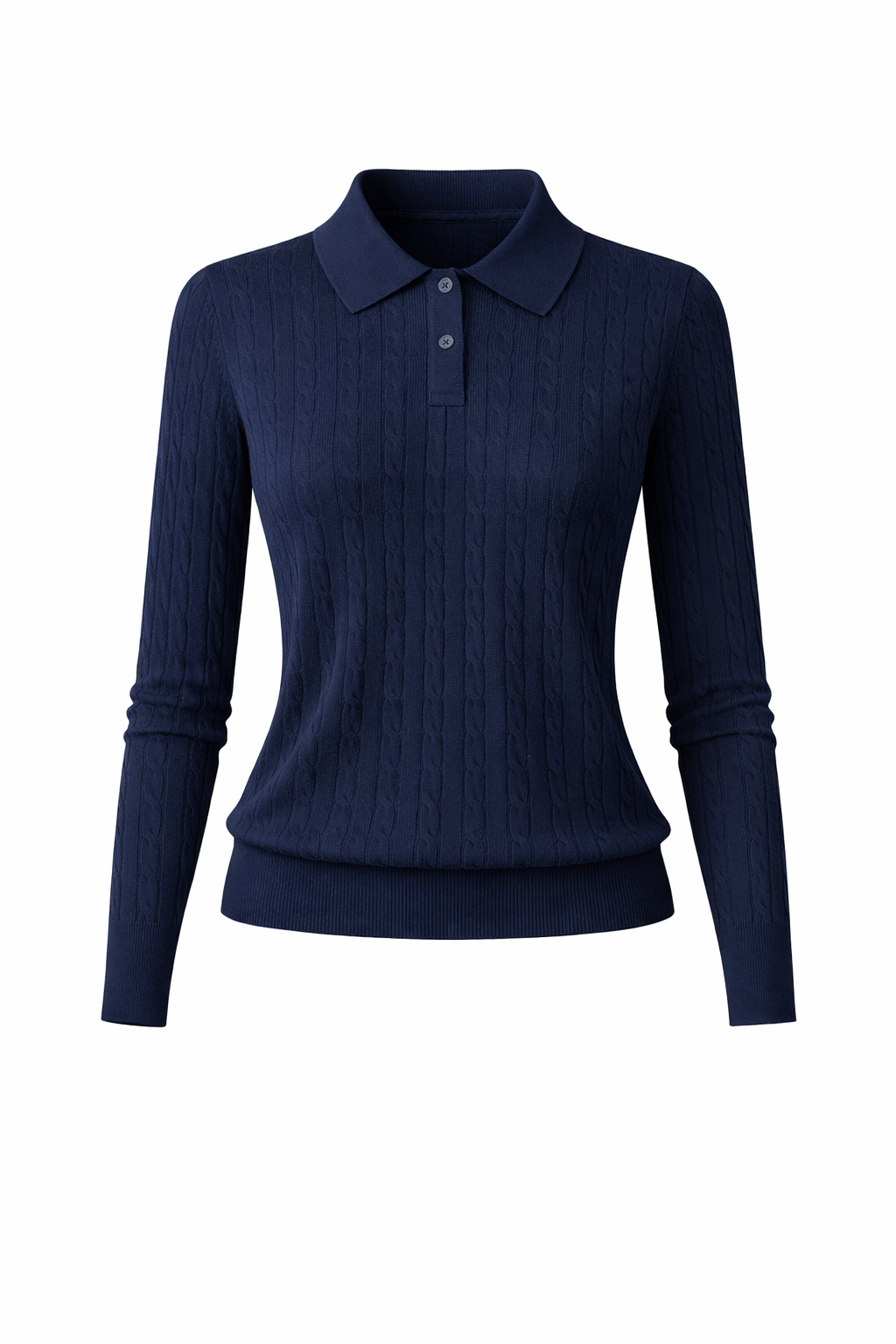 Elise | polo in maglia fine elasticizzata