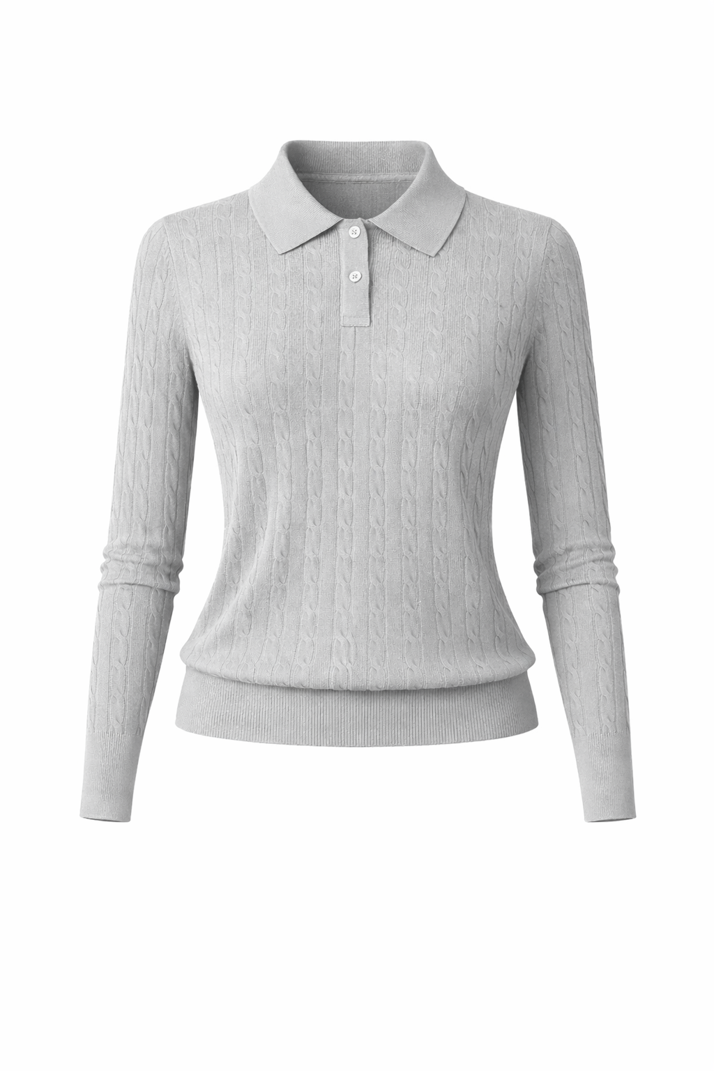 Elise | polo in maglia fine elasticizzata