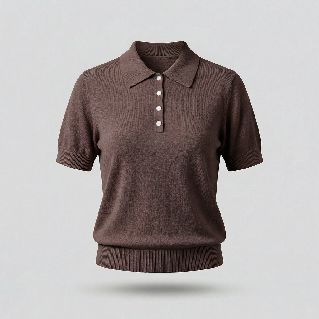 Celine | polo in maglia elasticizzata